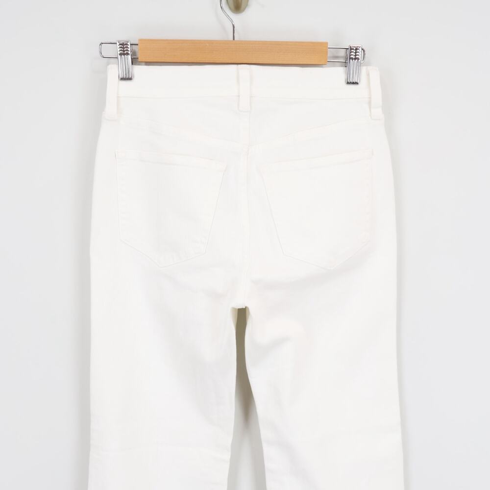 J.Crew High Rise Kickout Jean White Denim Size 24 NWT - Picture 8 of 9